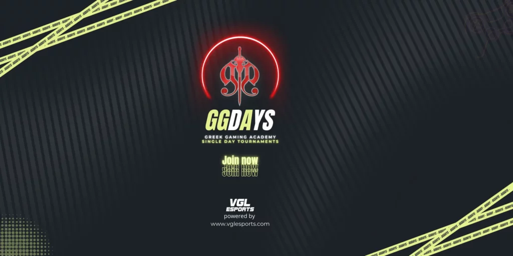 GGDAYS: Μια Σειρα Μονοημερων Esports Τουρνουα με Χορηγια απο την Greek Gaming Academy!